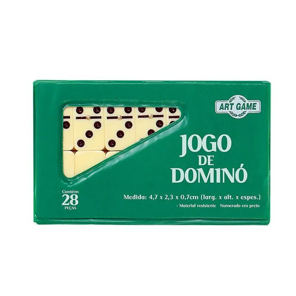 DOMINO NO ESTOJO N10 ART GAME GRANDE ZEIN