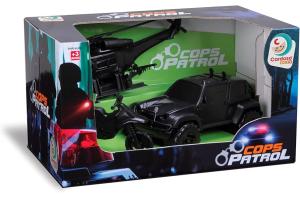 BRINQ NEW COPS PATROL KIT AVIAO/CARRO/MO CARDOSO