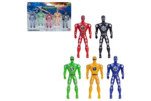 BRINQ BONECO HEROI C/5PCS ZEIN